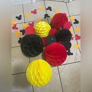 Mickey mouse birthday decorations